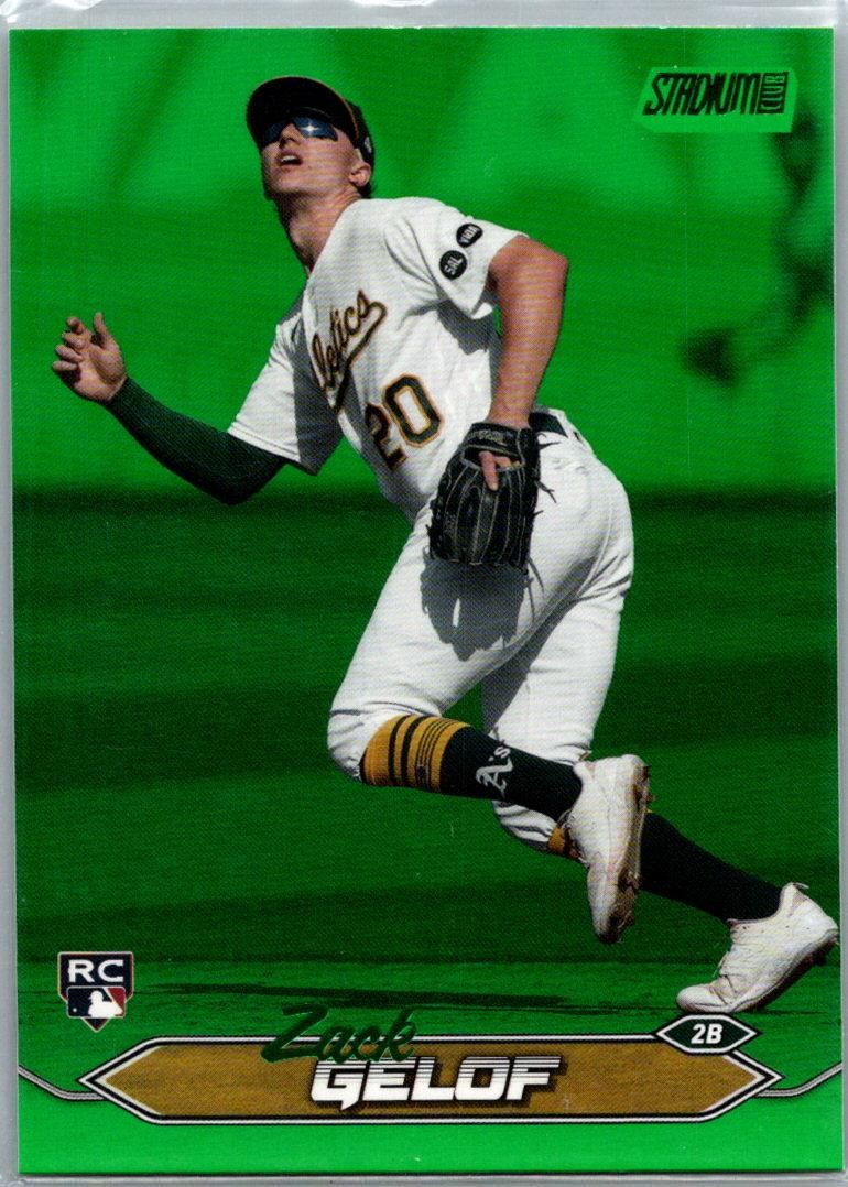 2024 Stadium Club #281 Zack Gelof Green Foil #/199