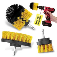 3 Pcs Drill Brush Car Detailing Attachment Power Scrubber Brush Kit for Bathtub