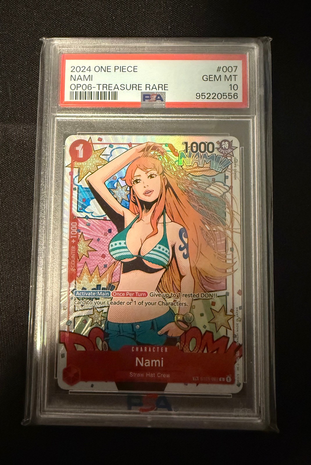 ワンピース カードゲーム 2024 ONE PIECE Nami TREASURE RARE PSA10 PSA10] Nami [English Version] (TR) {ST01-007} 1枚 (Used