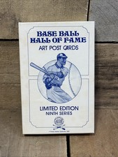 Perez Steele Baseball Hall Of Fame Art Postcards #4642/10,000 Ninth 9th HBE