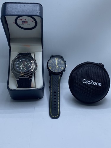 GRAND TOURING OLAZONE US POLO ASSN MXD MODELS Ana/Digi St. Steel Watch Coll.