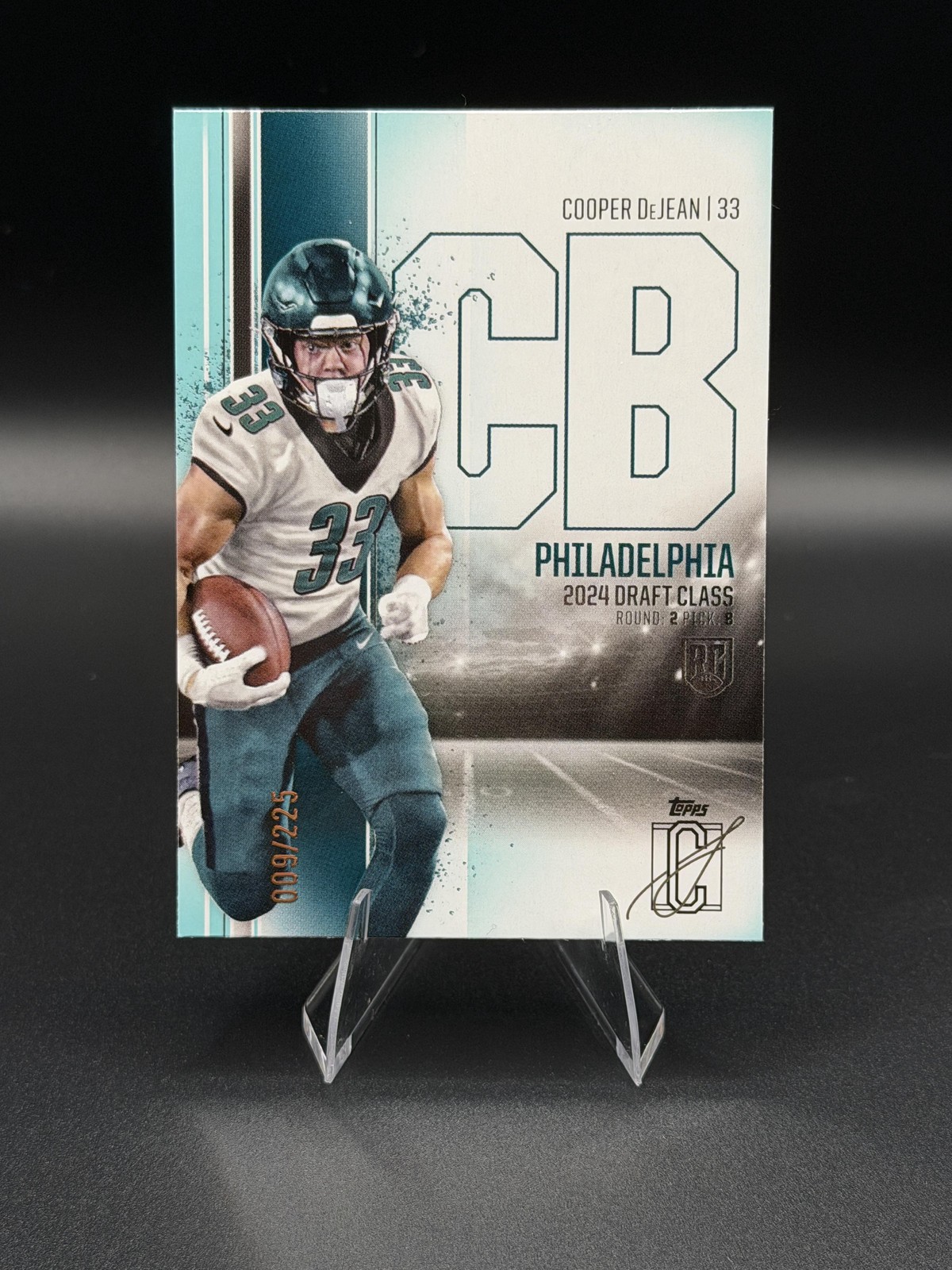 Cooper DeJean Topps Signature Class #166 Teal