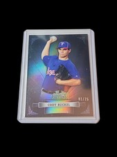 🔥2012 Bowman Sterling Prospects Black Refractor 1/25 Cody Buckel #BSP9 