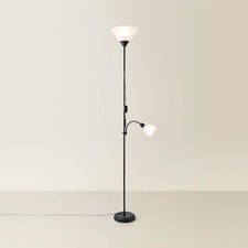 Mother & Child Standard Floor Lamp Uplighter Adjustable Reading Standing Light