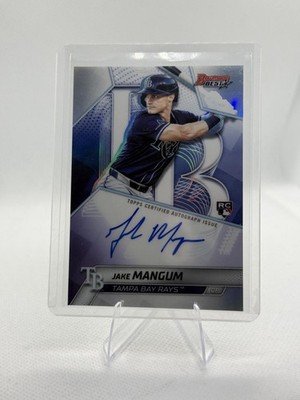 2025 Bowman's Best #B25-JMA Jake Mangum Best of 2025 Autographs Refractors