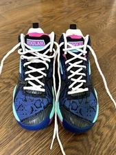 Moohlah KIDS PRESS BREAK Sneakers TRUE BLUE / AQUA / ROSE VIOLET