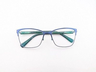 Escada Eyeglasses Frames Only, VES 960 COL. 8GAM, 55-16-135, Blue, Italy