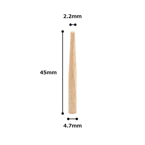 KAKURI Wooden Nails for Woodworking 3/16 inch (4.7mm), Tapered Wooden Dowel R... - Picture 3 of 7