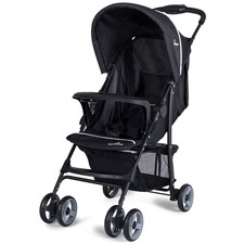 Foldable Lightweight Baby Stroller, Travel Pushchair for 0-36M, 13 Lbs, Black