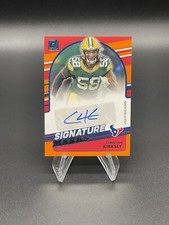 2021 Panini Donruss Christian Kirksey Auto Card #SM5 Texans NFL Autograph