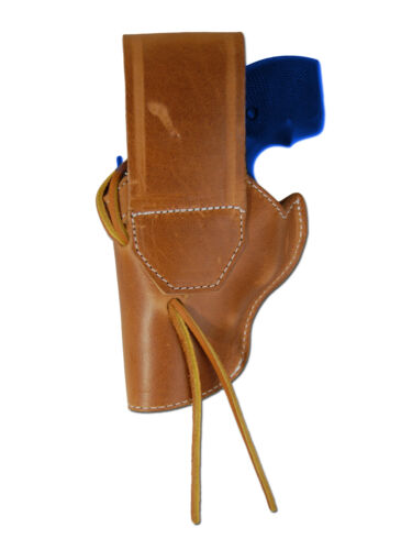 NEW Barsony Tan Leather Western Belt Loop Holster Rossi, EAA 22 38 357 Snub 2" - Picture 2 of 5