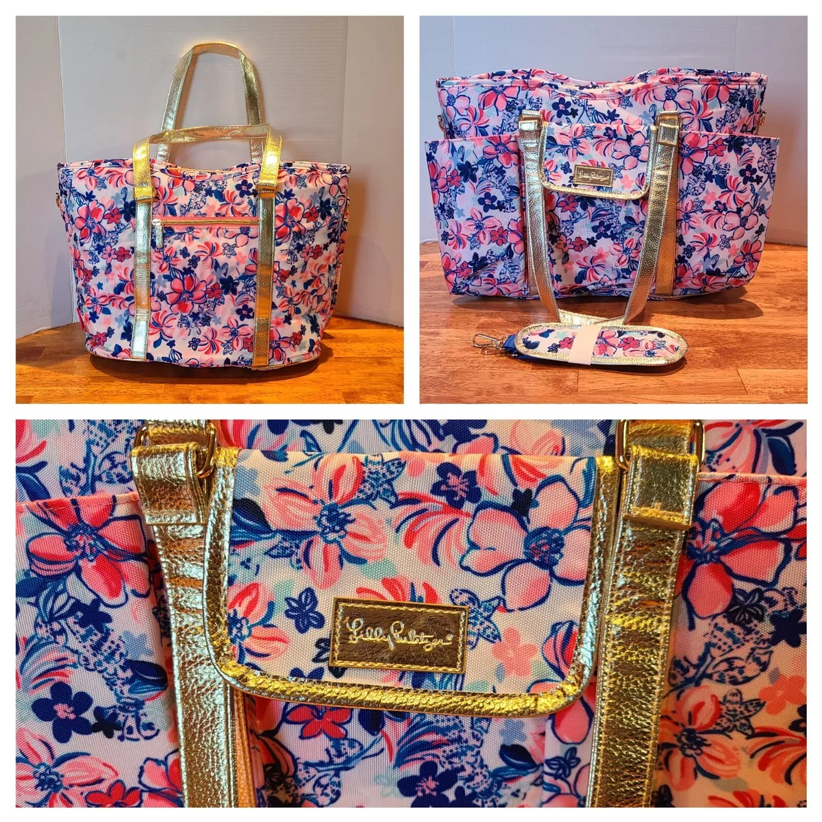 New Lilly Pulitzer Party like a Lobstar Insulated Beach Tote
