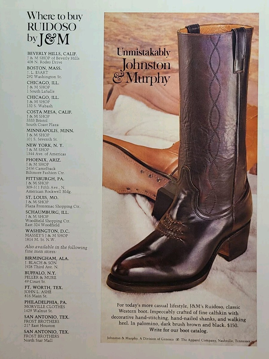 Nashville Tennessee Western Boot Shop Johnston Murphy Genesco