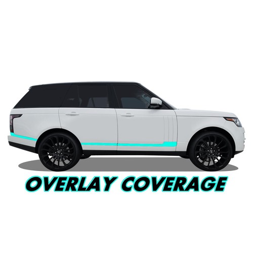 Vinilo apagón eliminación de cromo para Land Rover Range Rover 2014-17 moldura lateral y trasera - Imagen 2 de 6