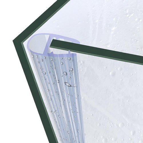 Duschprofil für Duschkabine 2m – Magnetdichtung 4–8 mm, Wasserabweiser - Bild 88 von 284