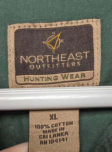 Northeast Outfitters Hunting Wear Men's Size XL Green And Khaki Padded Shooting - Picture 5 of 7