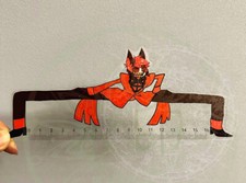 Hazbin Hotel Alastor Ruler Acrylic Stand Figure Desktop Collection Toy Anime