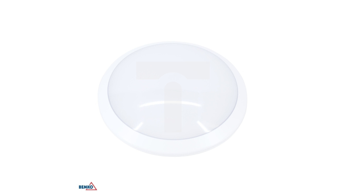 GABI LED ceiling lamp 12W 4000K 1200LM IP66 WITH CZ. MIC. WITH PEM SHADE  /T2UK