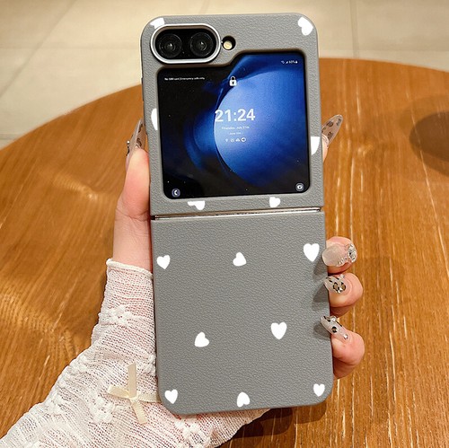 For Samsung Galaxy ZFlip6 Flip5 Flip4 Flip3 Shockproof Magnetic Heart Case Cover - Picture 14 of 20