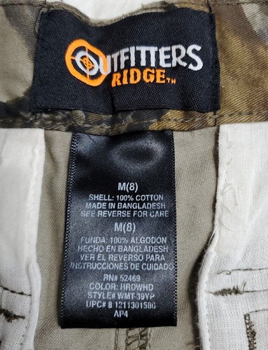 Outfitters Ridge Boys Camouflage Cargo Utility Pants Medium (8) Hardwoods AAA-9 - Picture 6 of 12
