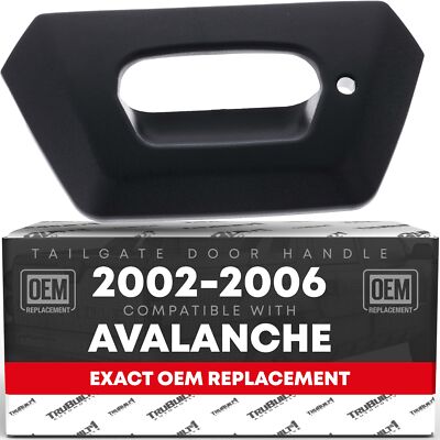 Tailgate Handle Bezel for Chevrolet Avalanche 1500, 2500 - Black Bezel