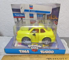 Tina Turbo Chevron Cars 1998 collectible toy car, new in original box, fun toy