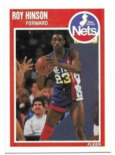 ROY HINSON 1989-90 FLEER CARD NEAR MINT+ CONDITION