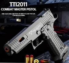 Toy Gun TTI2011 Combat Master Sandhawk Pistol Clip Shooting Toys 2024 Foam