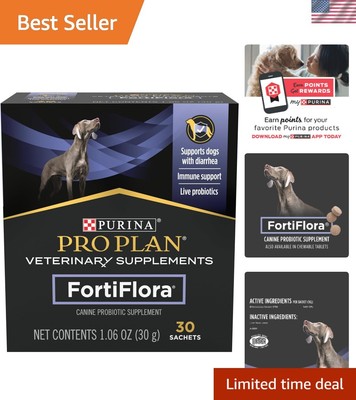 Purina Pro Plan FortiFlora Probiotic Supplement - 30 Sachets for All Life Stages