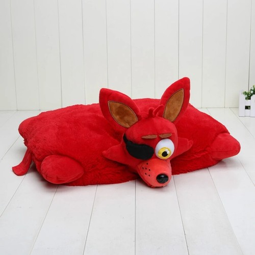 Cuscino peluche 43 cm Freddy viola coniglio rosso foxy giallo anatra Freddy Fazbear peluche - Foto 4 di 30