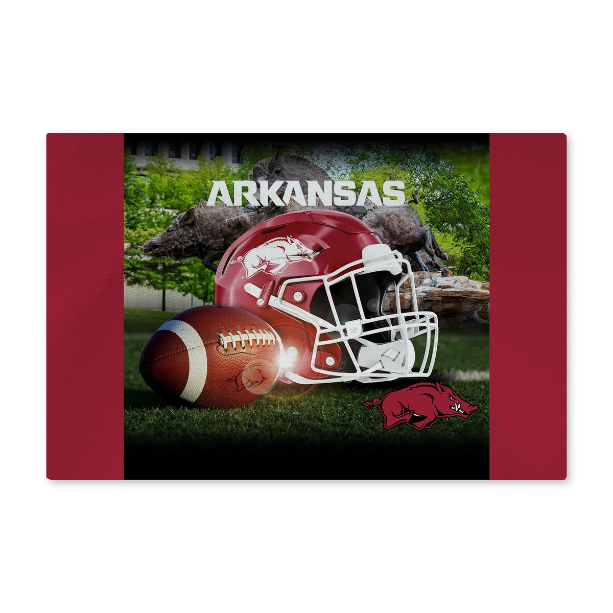 Northwest NCAA Arkansas Razorbacks Gameday Washable Area Floor Rug