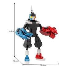 MOC Creative Transform Mecha Building Block Set Humanoid Robot Model Toys Bricks
