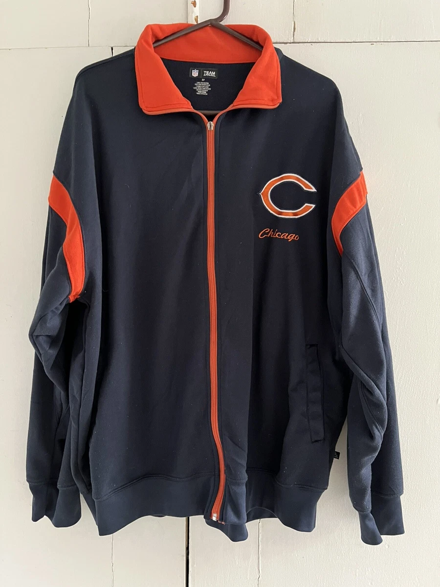 Sweat Vintage Chicago Bears NFL - Homme - Taille XL - Orange - Fabriqué Aux USA
