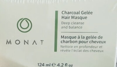 MONAT Charcoal Gelee Hair Masque Mask 4.2oz sealed Deep Cleanse & Balance