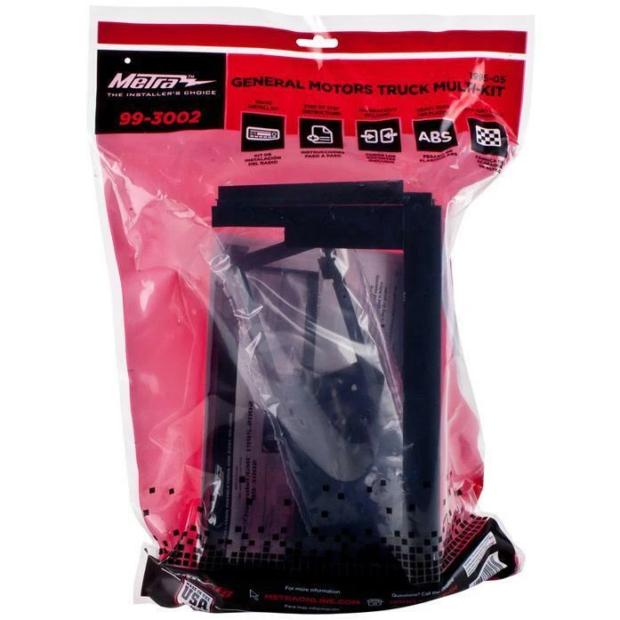 Metra 99-3002 Single DIN Dash Kit for Select 1995-2002 Cadillac/Chevrolet/GMC - Image 2 of 2