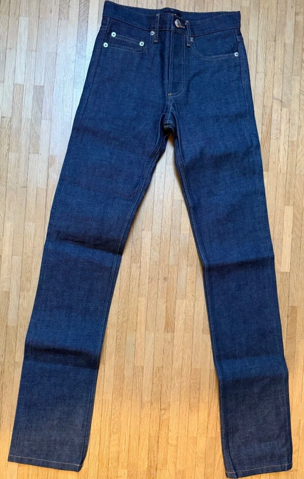 A.P.C. NEW STANDARD Raw Selvedge Denim Jeans  size W 24 (26) / L 34  Neu BNWOT - Bild 3 von 4