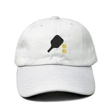 Pickleball embroidered dad hat, Pickleball embroidered baseball cap, great gift!