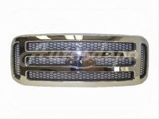 For Ford F250 F350 F450 F550 2005-2007 Grille Chrome -gray Honeycomb Insert