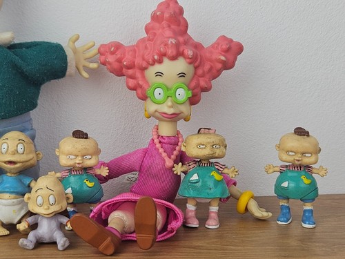 1998 Mattel Rugrats - Pickles Family figures Phil & Lil DeVille figures bundle - Picture 5 of 24