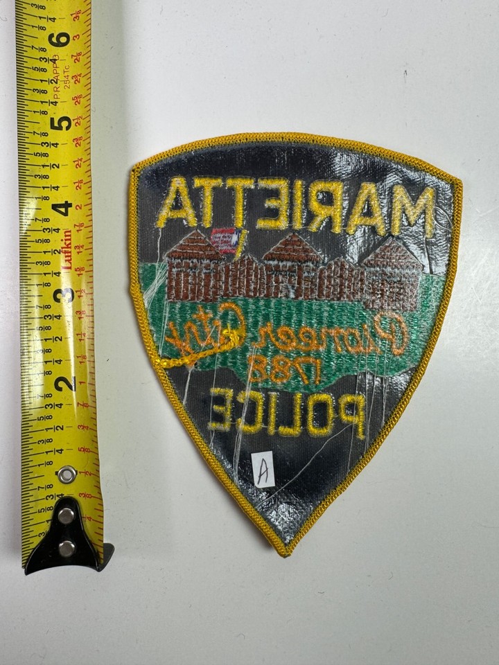 Marietta Police Ohio OH Pioneer City Patch AA3A eBay