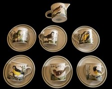 Servizio da caffè Old Portmeirion 1978 Birds Of Britain E. Donovan PRO 1539189