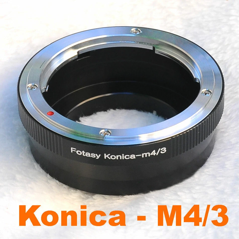 FOTASY KONICA AR LENS MICRO 4/3 m4/3 LENS ADAPTER BlackMagic Design MFT Mount Camera