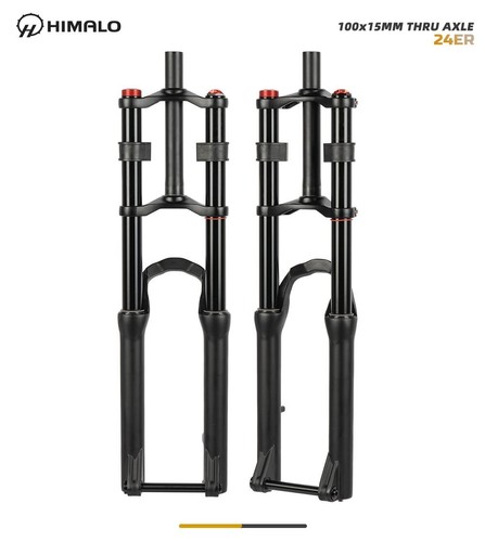 24er MTB Bicycle Fork Travel 140mm Thru Axle 100*15mm Front Suspension Air Fork - Picture 7 of 13