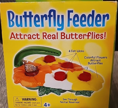 Insect Lore Butterfly Feeder /  Attracts Butterflies NIB-A1