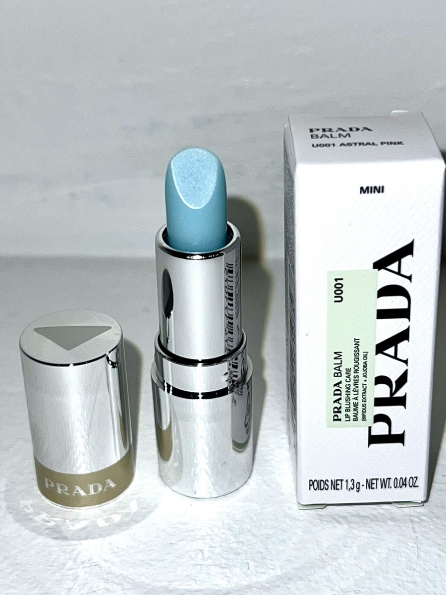 新品未使用★PRADA BALM 2本セット バラ売りOK PRADA Astral Pink Mini (Blue) Balm Lip Blushing Care U001 0.04 Oz