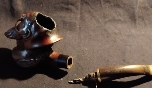 ANCIENNE PIPE EN BRUYERE Militaria Zouave N°769/4 - Photo 8/8
