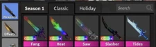 Roblox Murder Mystery 2 MM2 Super Chroma/Godly Knives and Guns *FAST DELIVERY*