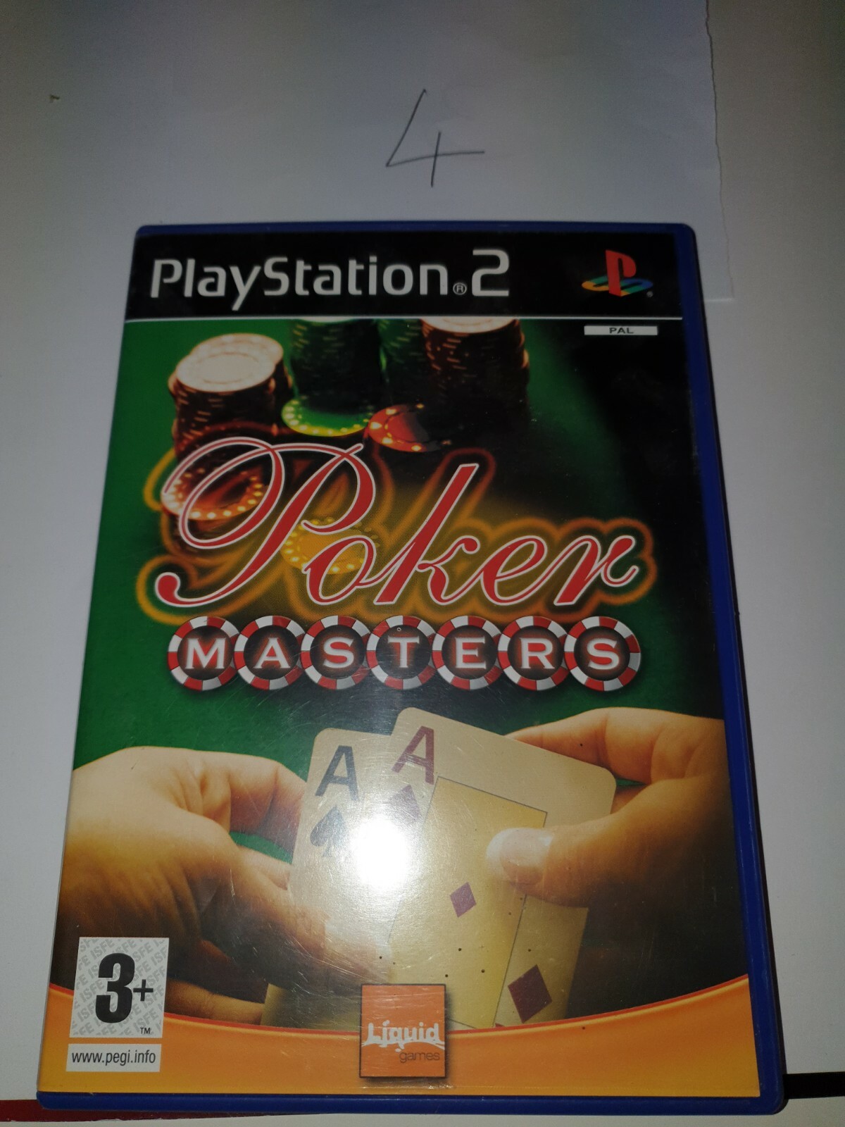 Poker Masters - Sony PlayStation 2/PS2