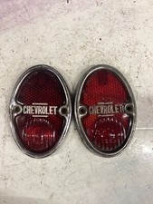Vintage 1920s 30s Stop Taillight Lens Bezel Old Truck Chevrolet Chevy Bowtie