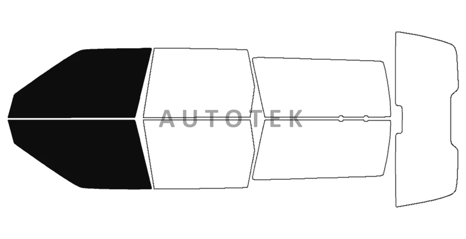 Filme PreCut frontal duas portas janelas qualquer tonalidade para vidro Volvo V70 1998-2000 - Imagem 3 de 4